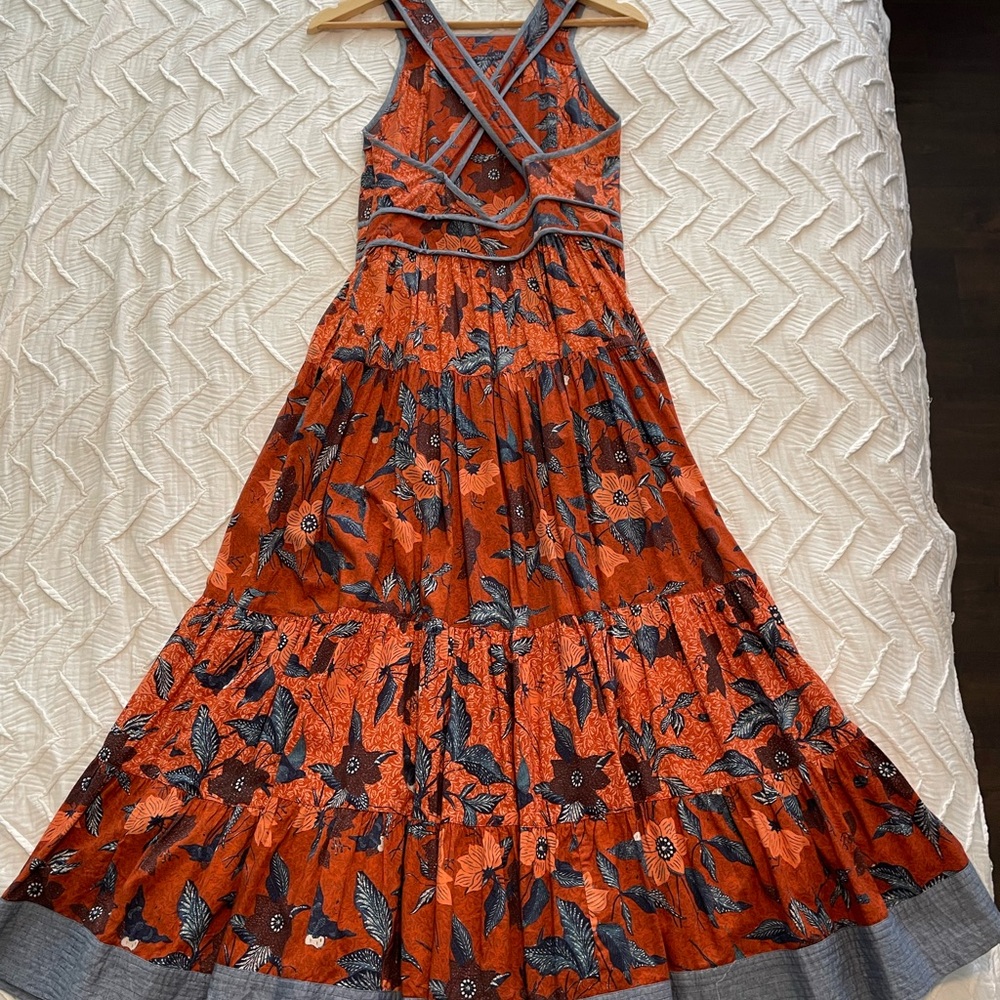 Ulla Johnson BRYNN DRESS IN CARMINE size 2 - Picture 4 of 7